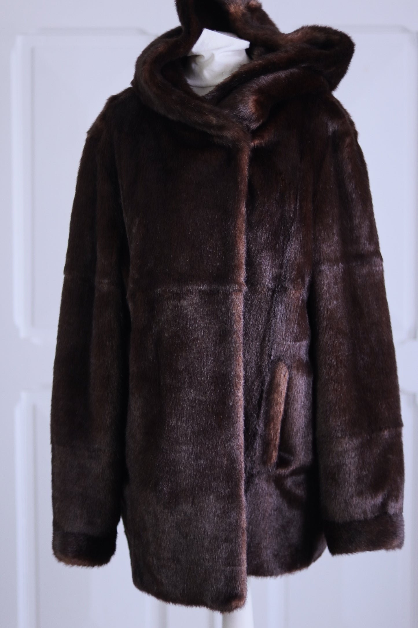 1.2.3 Paris veste en fausse fourrure