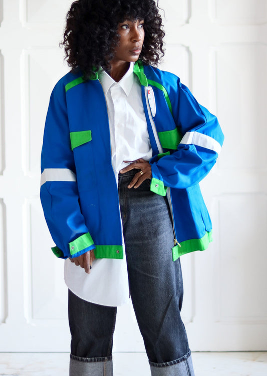 Veste bleue de travail Berjac