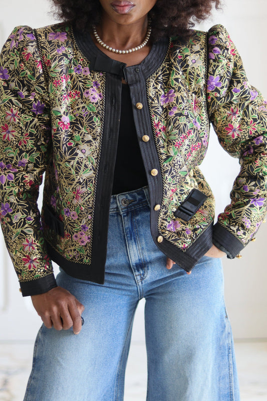 David MOLHO veste dorée matelassée