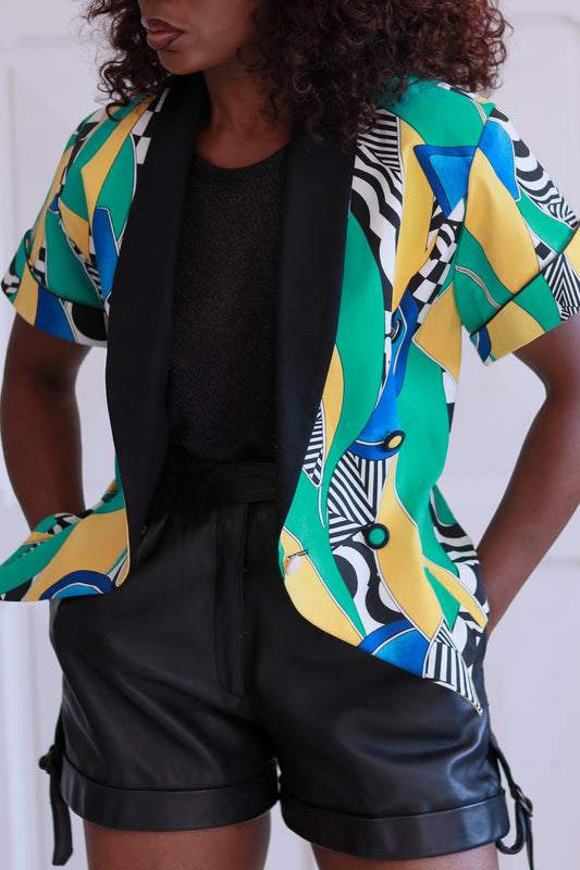 Impression Paris veste coloré