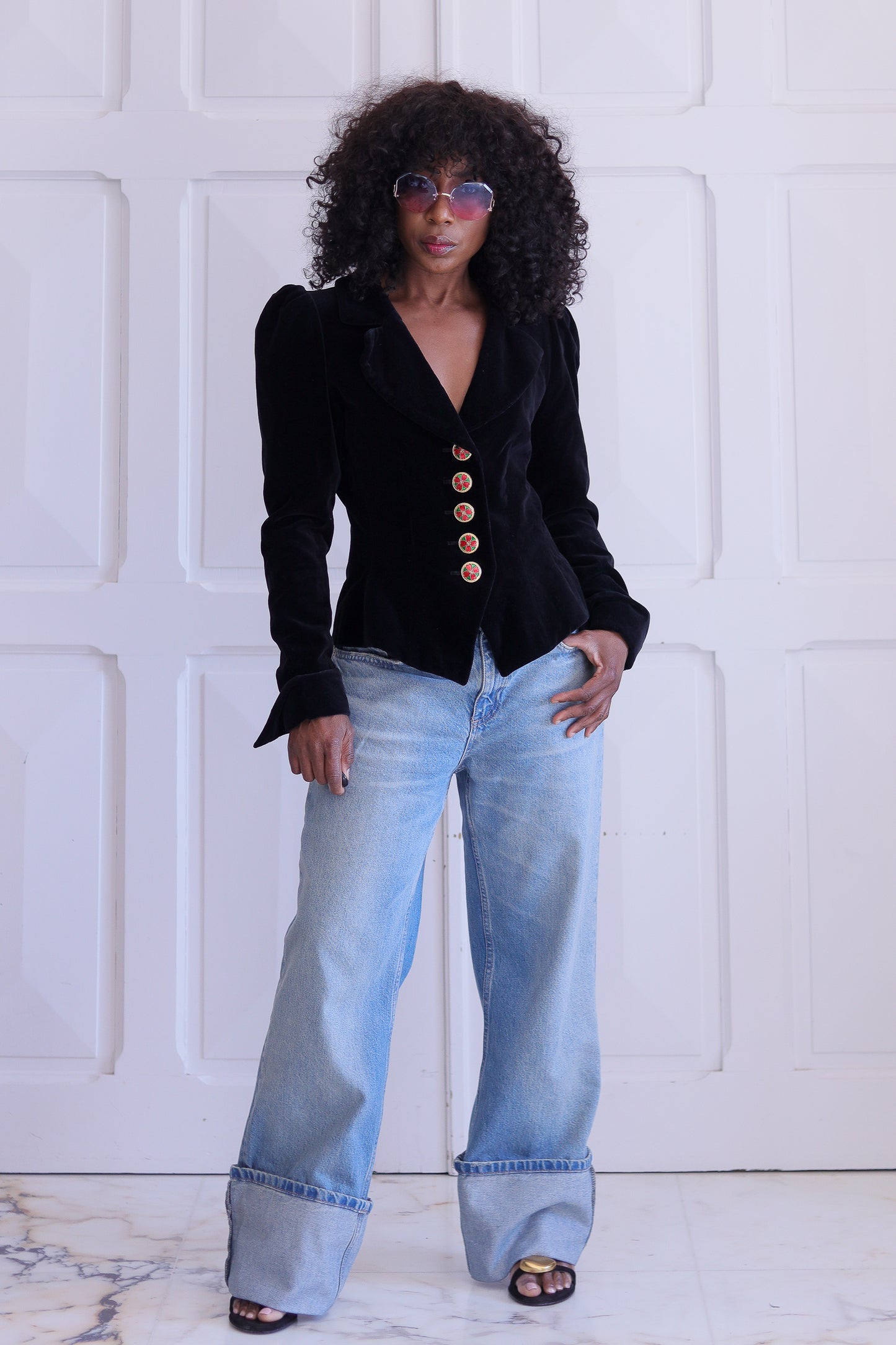 YSL rive gauche blazer cocktail