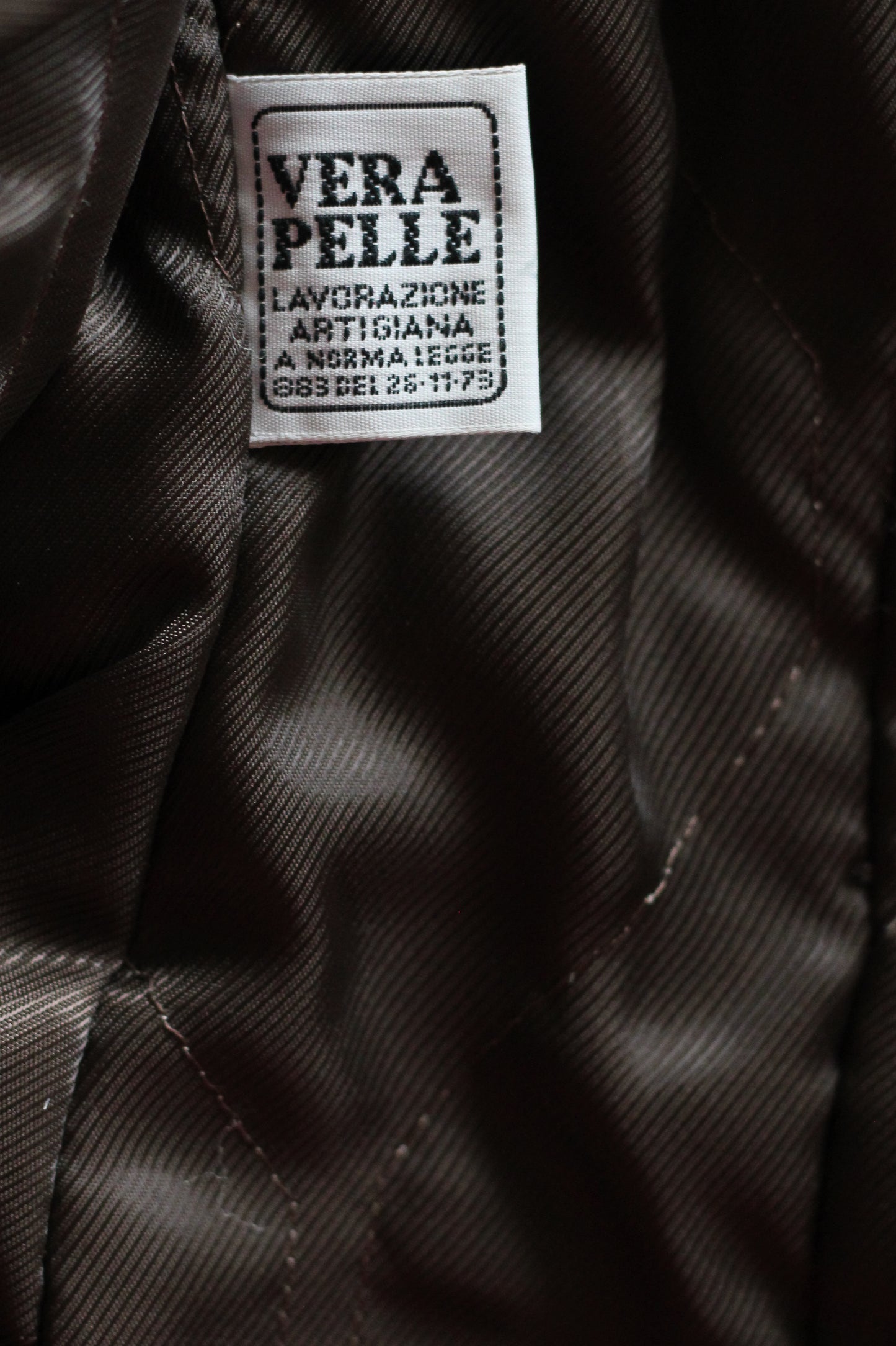 Vimapel veste en cuir vintage