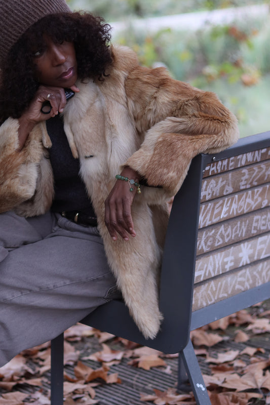 UTZ veste fourrure de vison