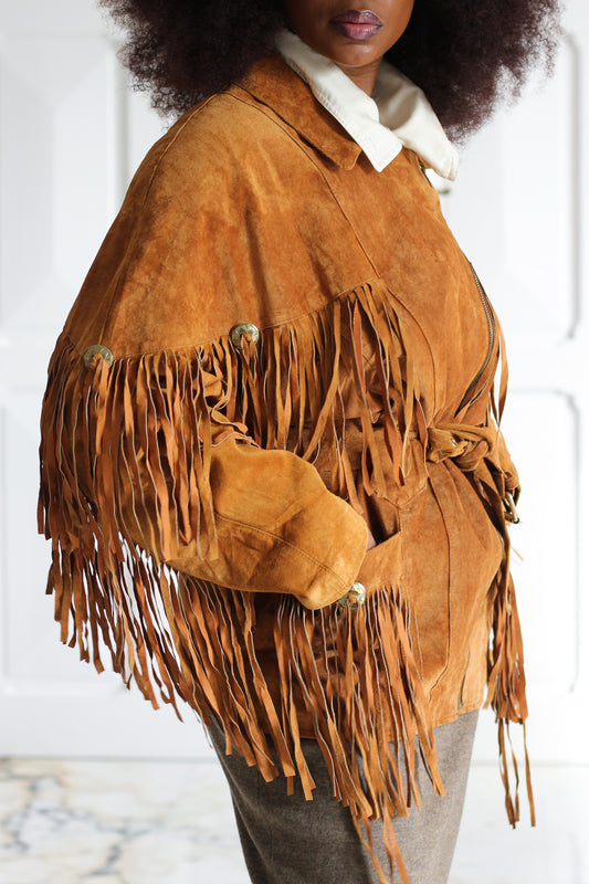 Années 1970 veste à franges