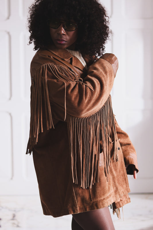 Western House veste à franges