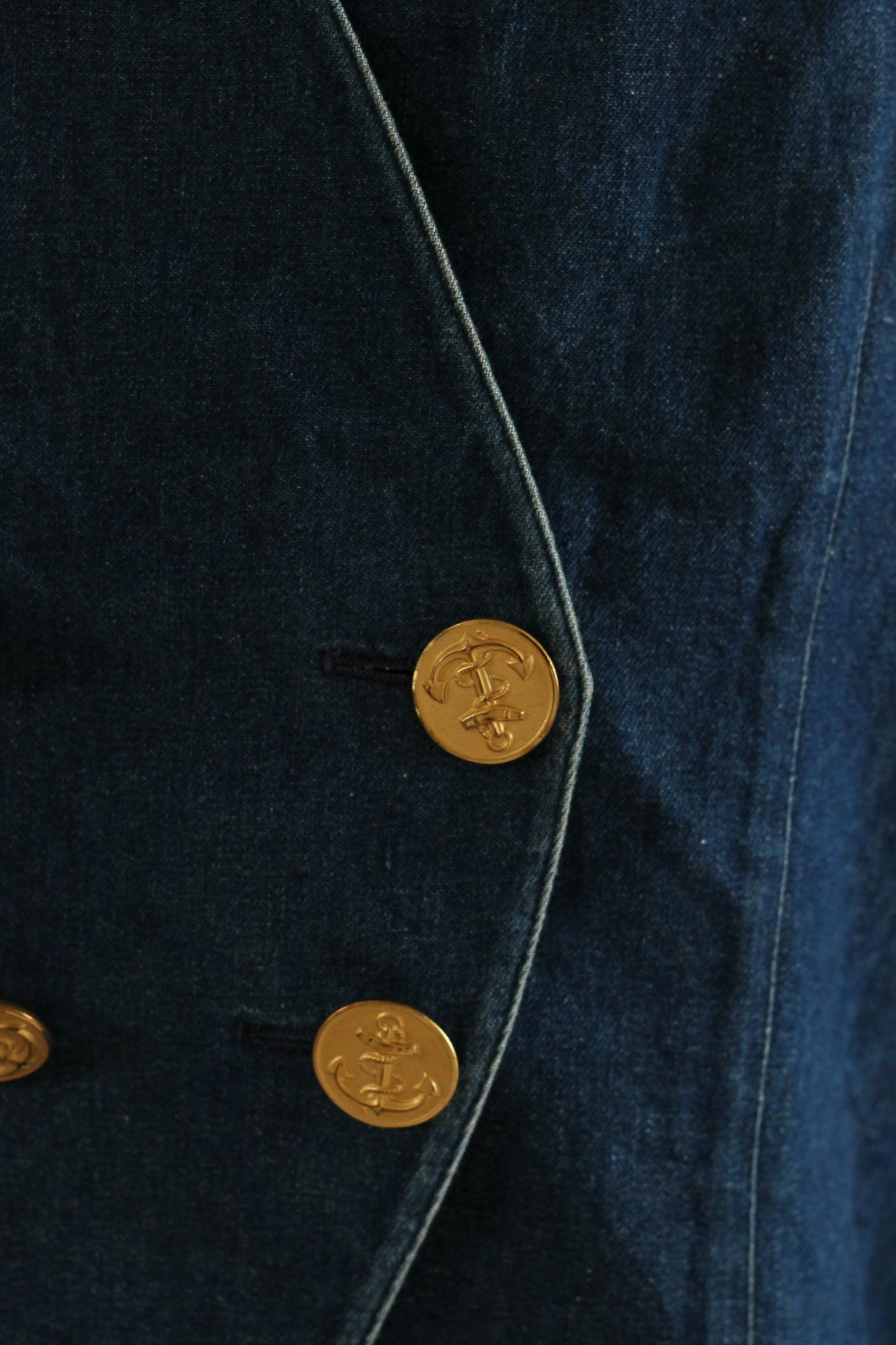 Veste jean manches gigots