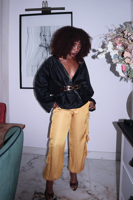 Veste kimono en soie