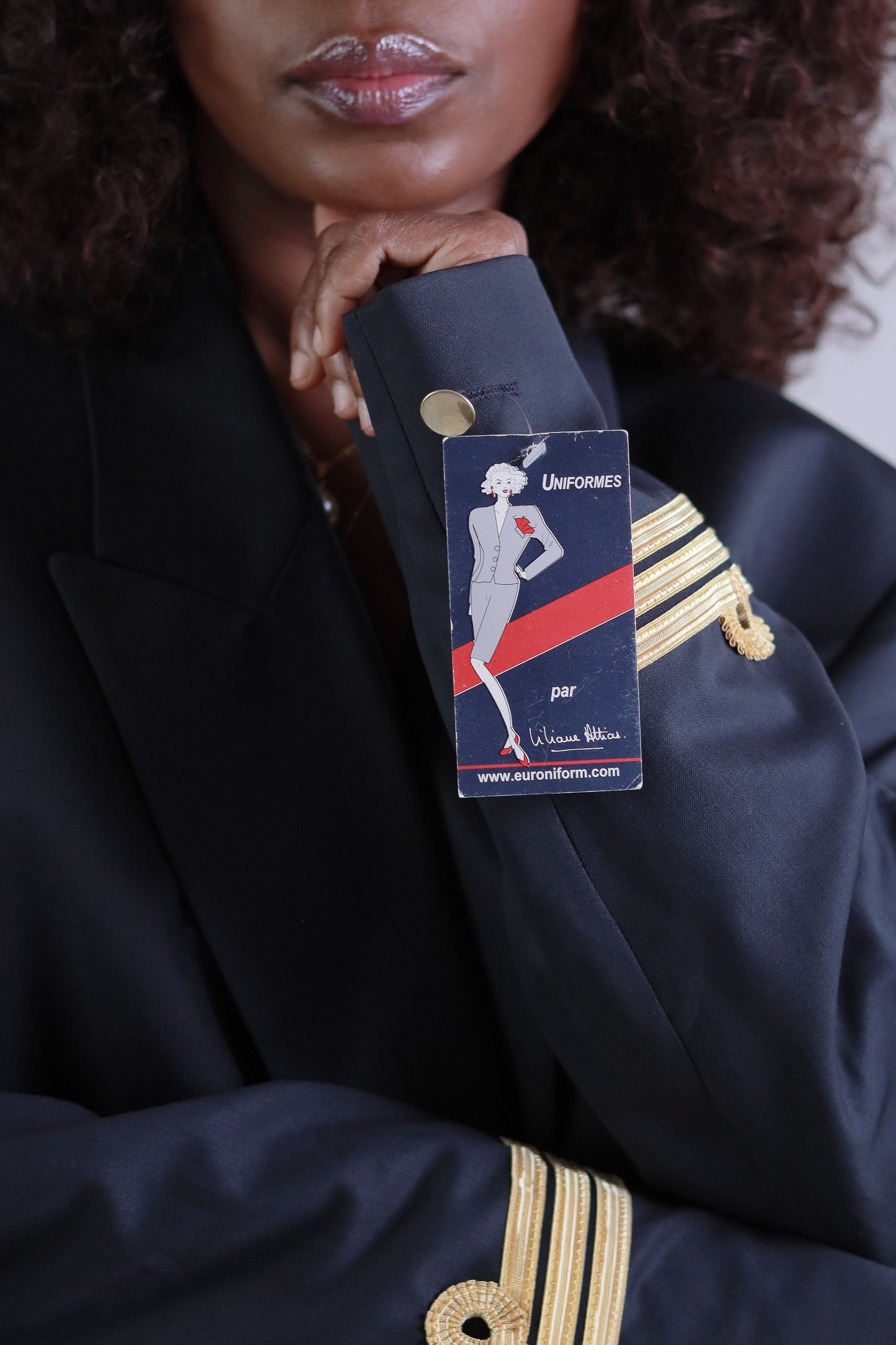 Liliane Attias uniforme de la marine