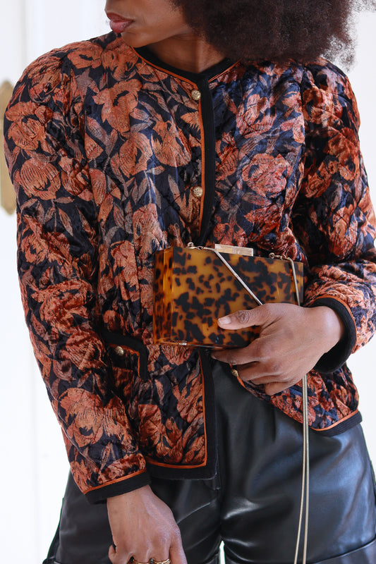 Veste matelassée à motifs