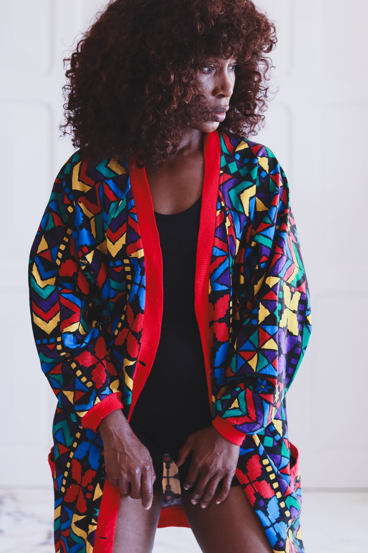 Veste de sport multicolore