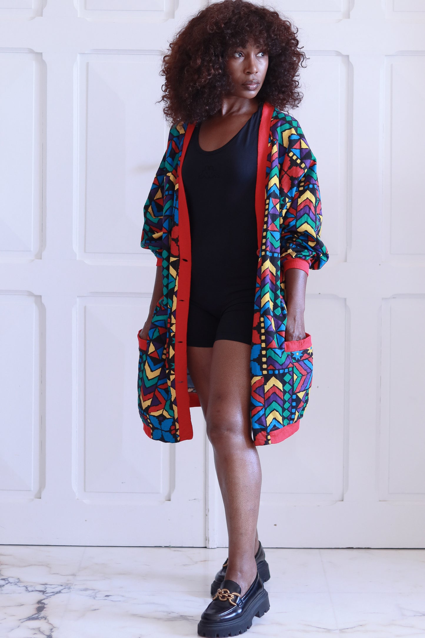 Veste de sport multicolore