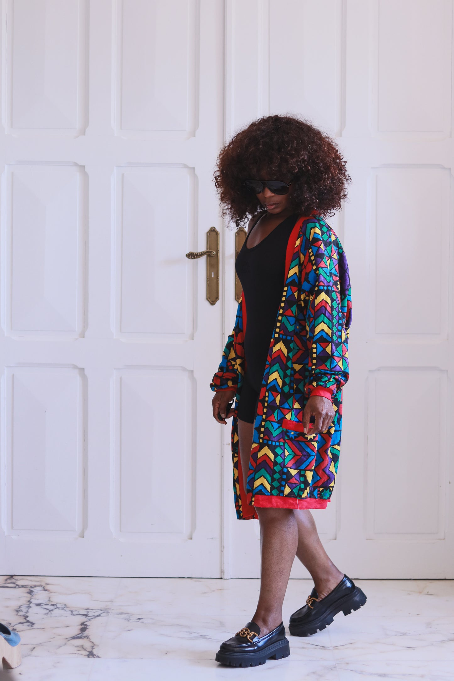 Veste de sport multicolore