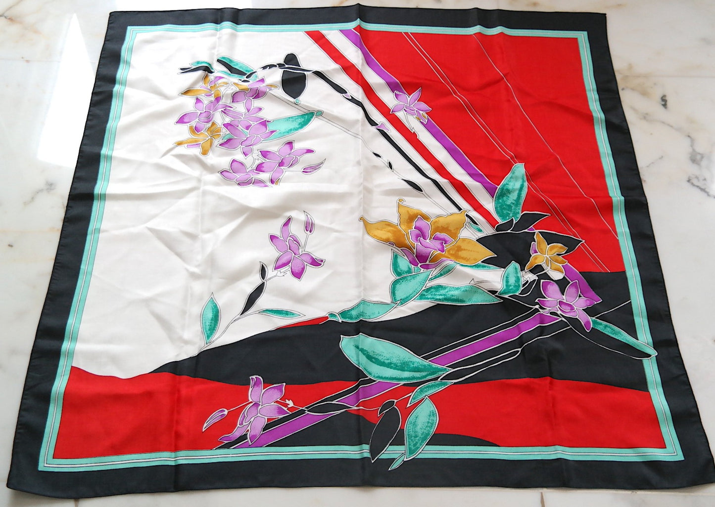 Foulard vintage années 80