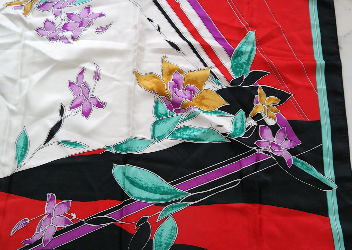 Foulard vintage années 80