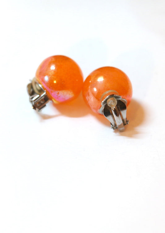 Boucles d'oreilles rondes à clips