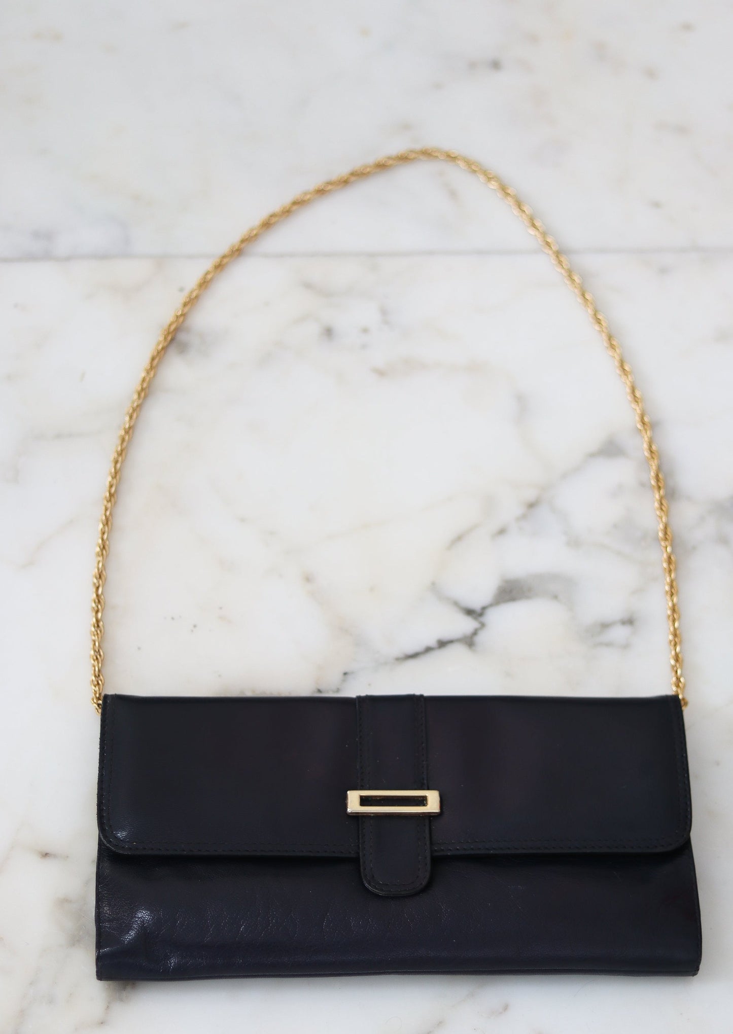 Sac pochette en cuir