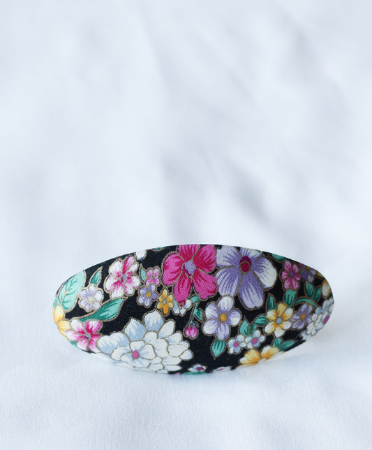 Barrette fleurie