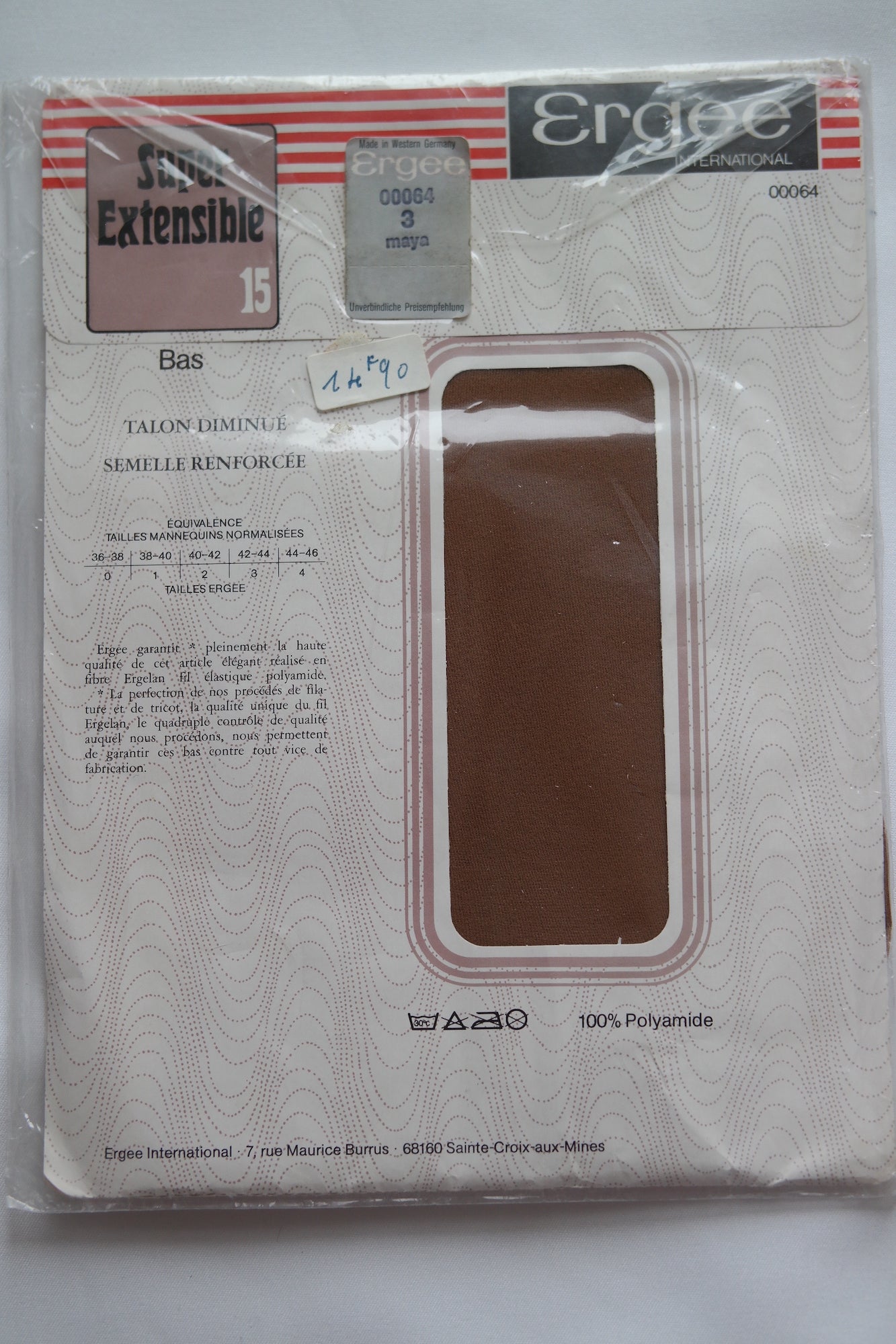 Bas sans couture ERGÉE Boutique