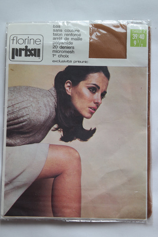Bas sans couture Florine Prixu années 60