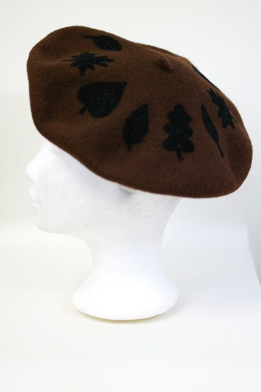 Bonnet en laine marron