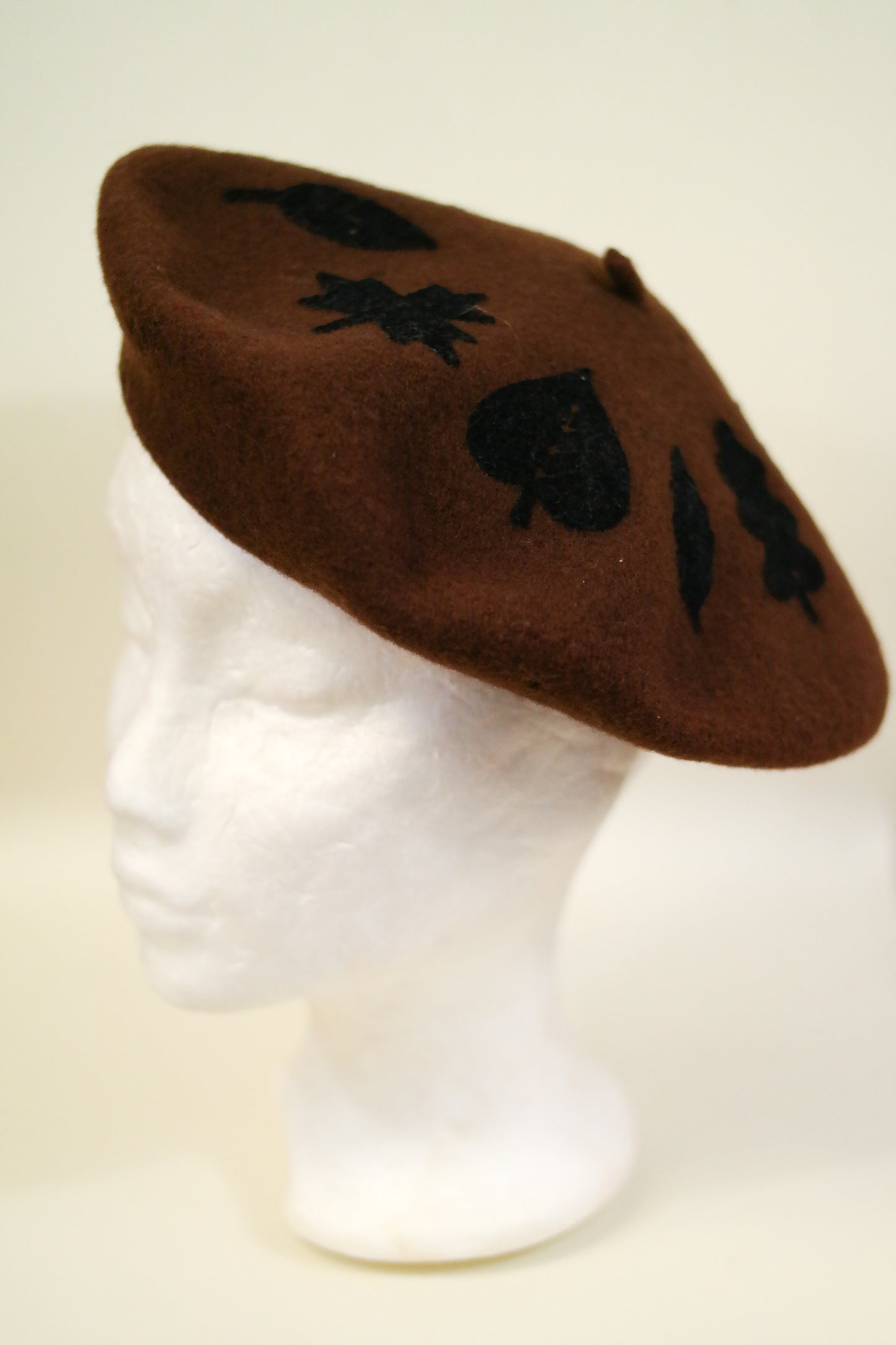 Bonnet en laine marron