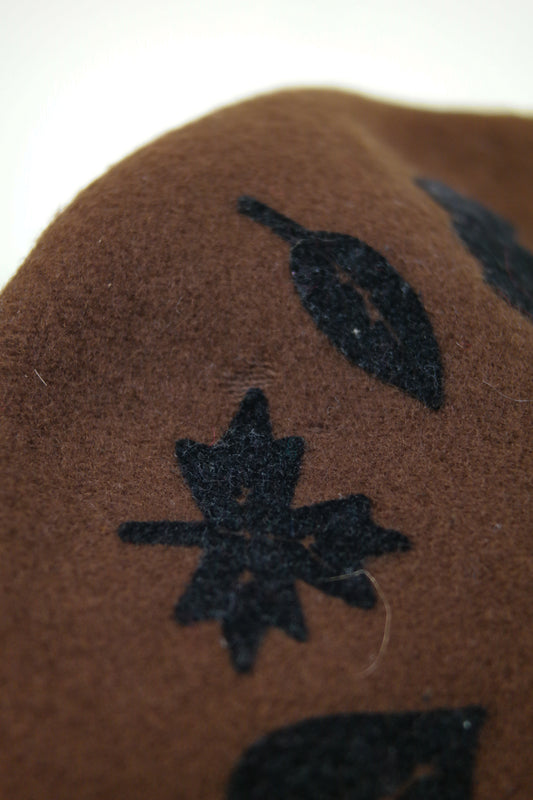 Bonnet en laine marron