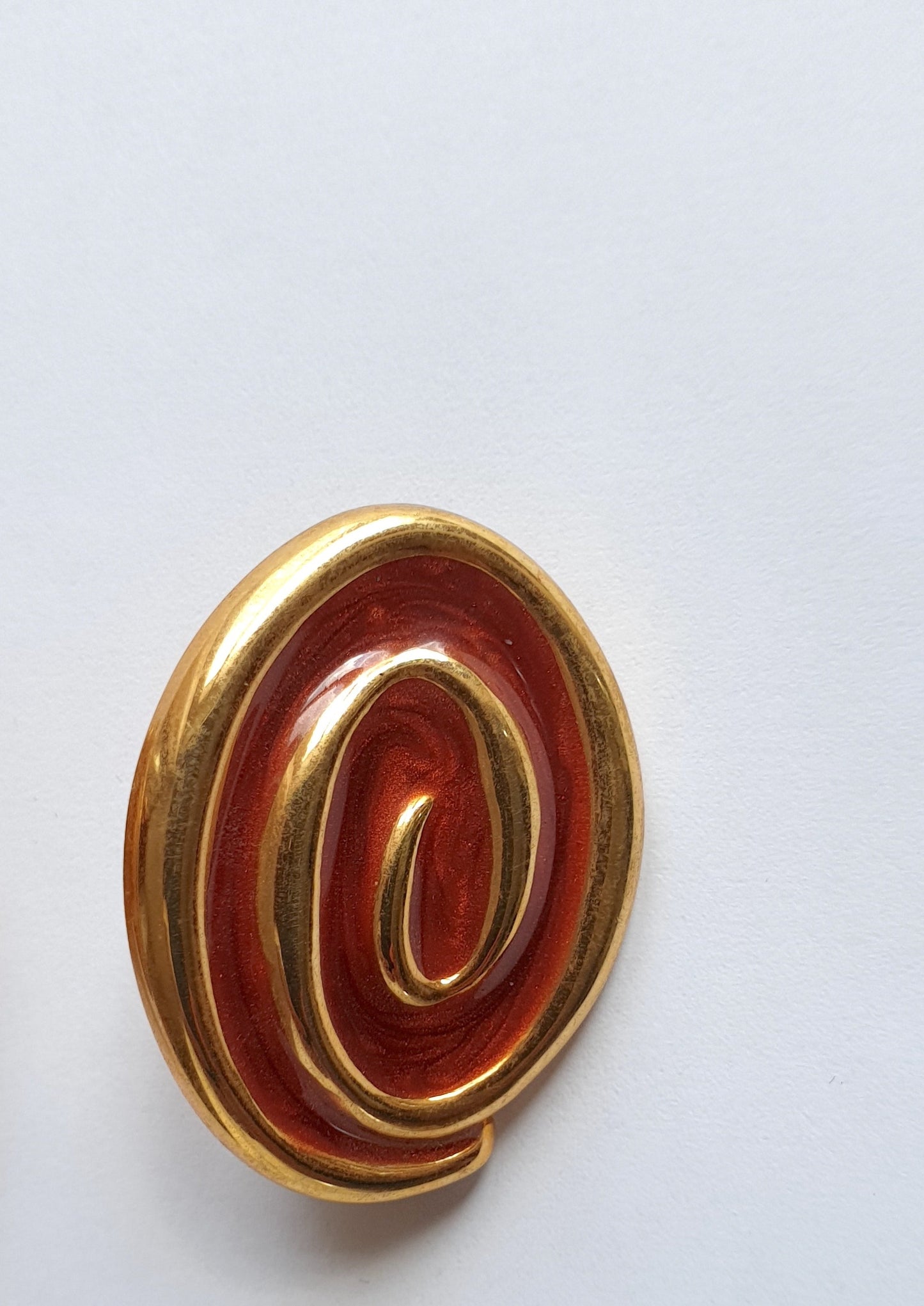 Boucles d'oreilles ovale années 90