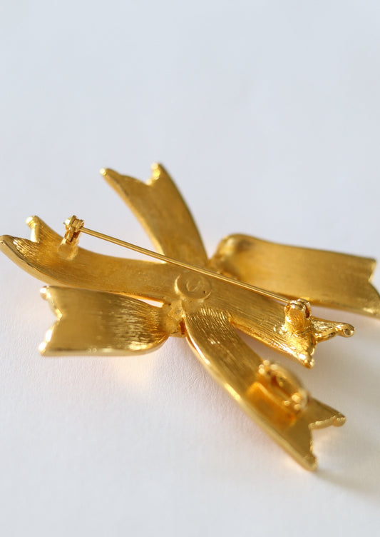 Broche vintage en métal