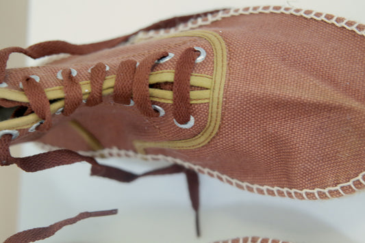 Espadrilles en toile vintage années 90 SAN MARINA