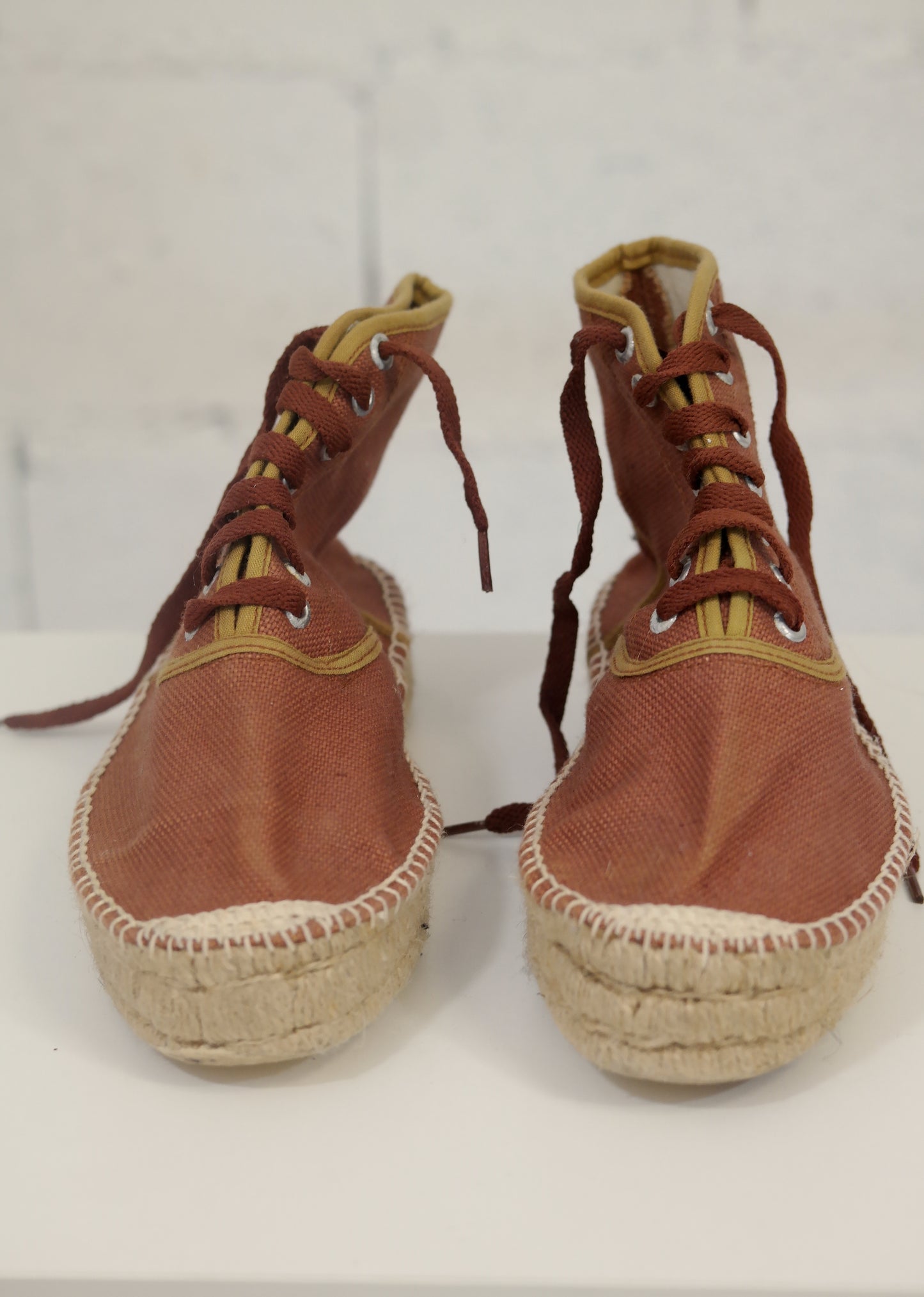 Espadrilles en toile vintage années 90 SAN MARINA