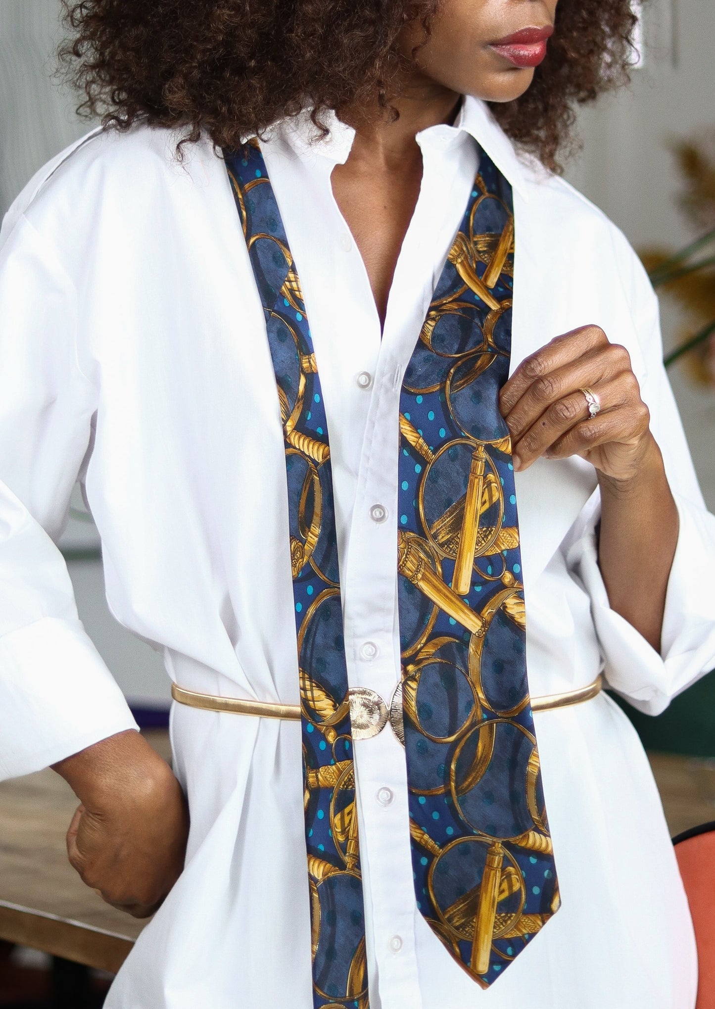 STANFORD cravate à motif foulard