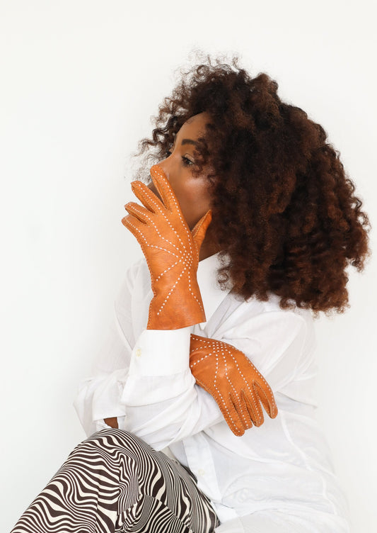 Gants cuir d'agneau