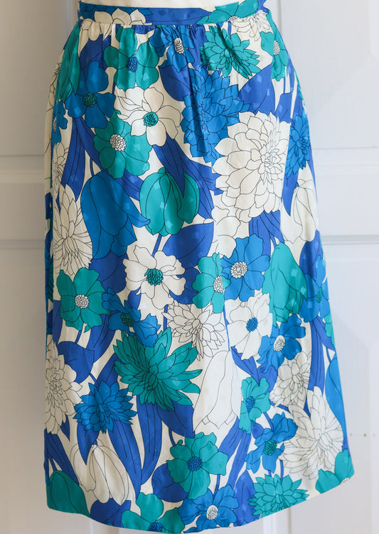 FAIT MAIN jupe en soie