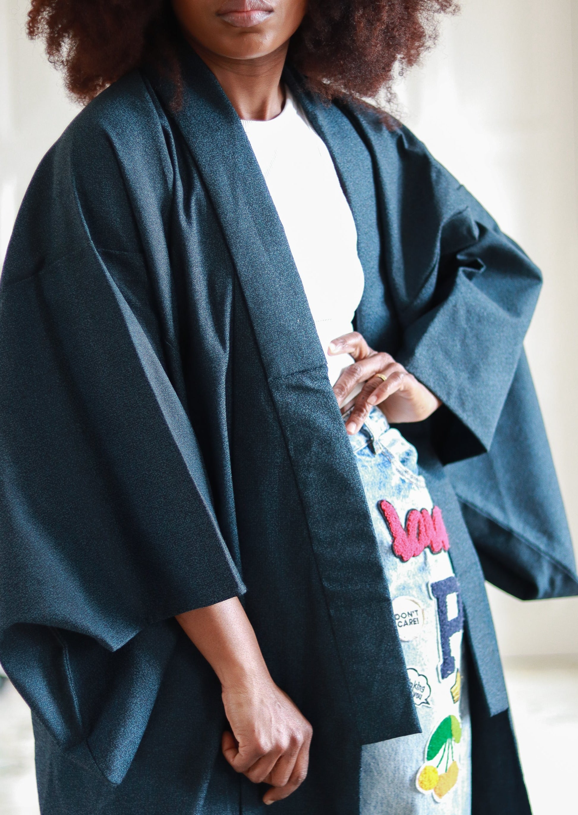 Mai Coton Imprimé Velours Kimono Handmade Cadeau Elegant Classique Mai Coton Imprimé Velours Kimono Handmade Cadeau Elegant Classique