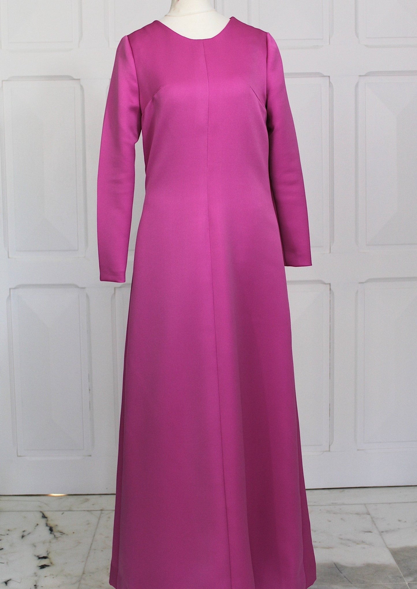 FAIT MAIN longue robe années 60