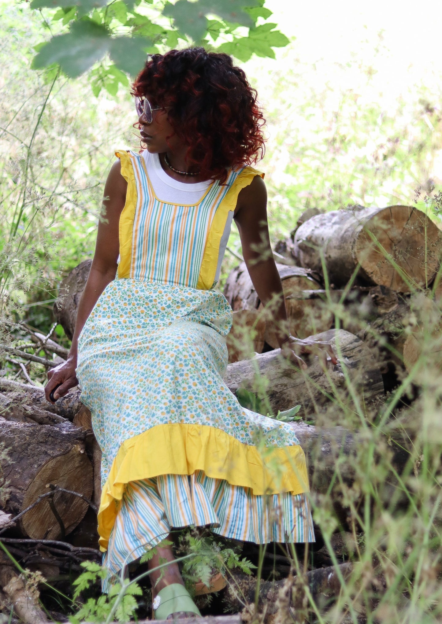 PRINTEMPS robe années 60