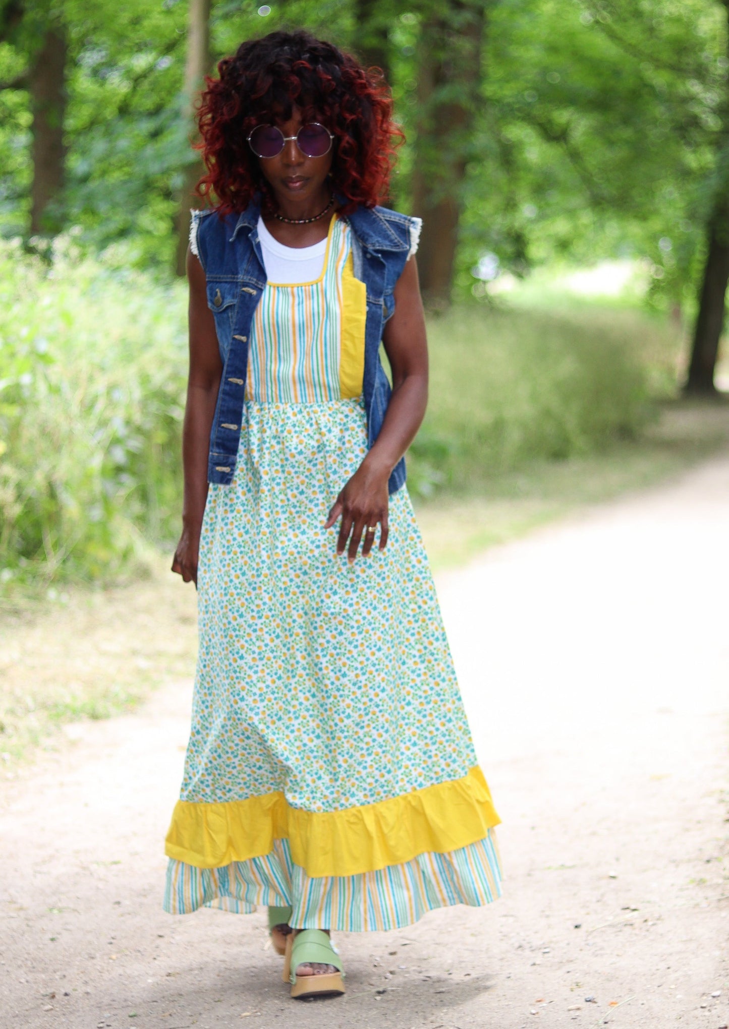 PRINTEMPS robe années 60