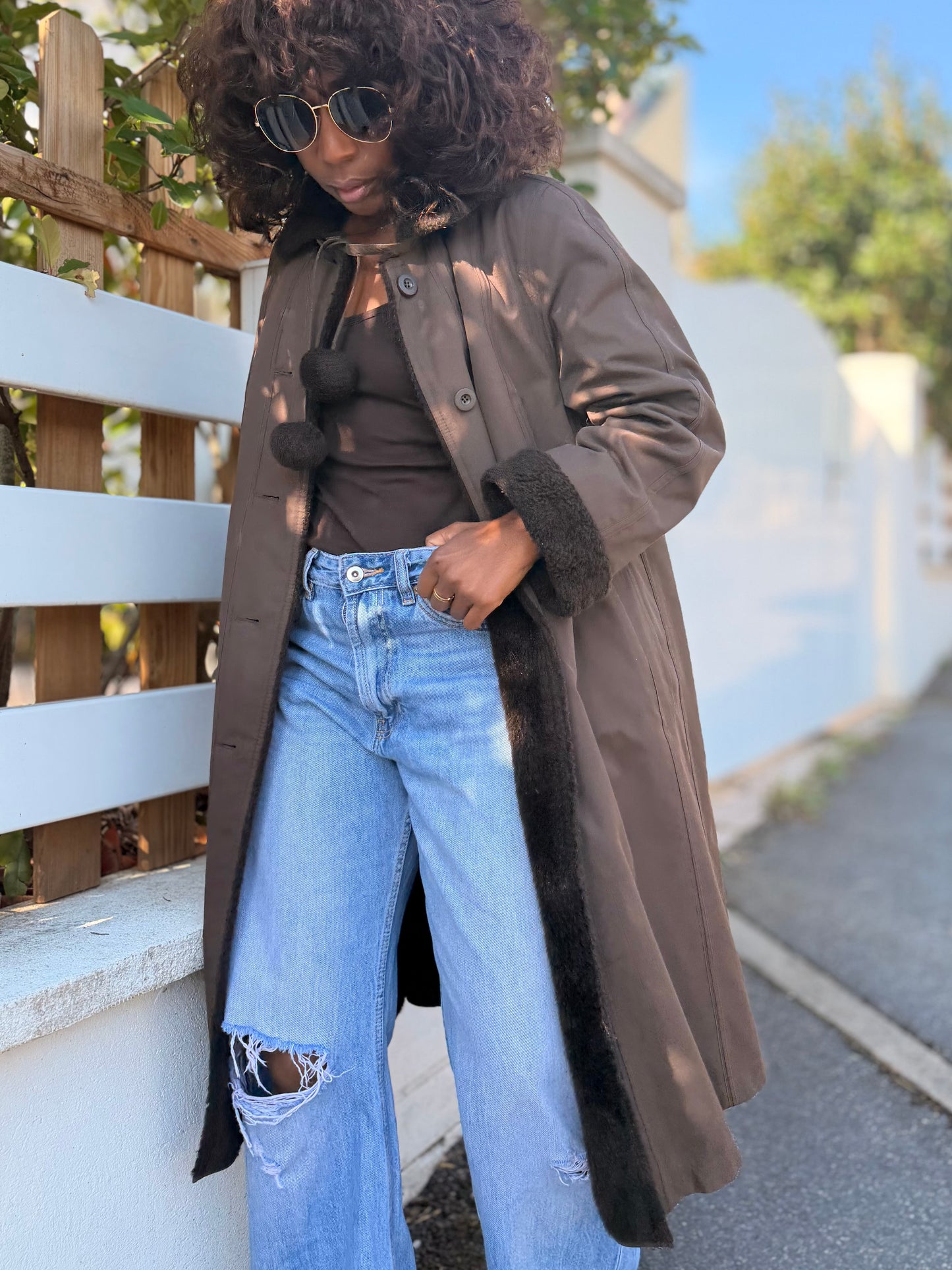 Kärner manteau vintage