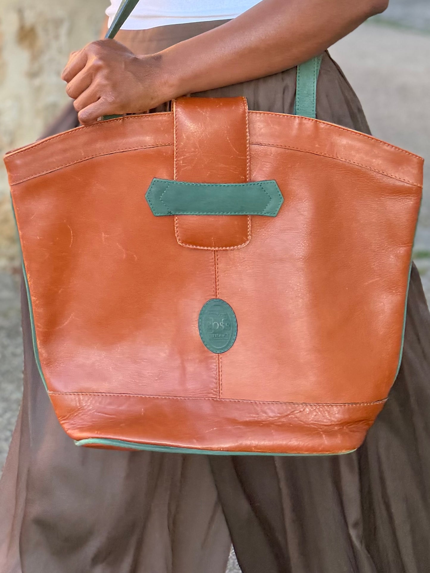 Grand sac cabas vintage Boss inter