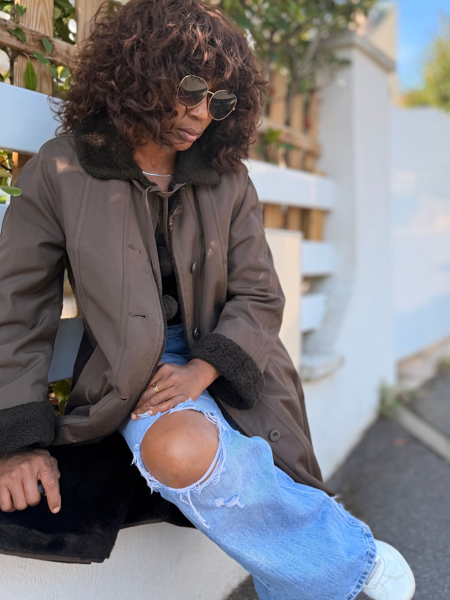 Kärner manteau vintage