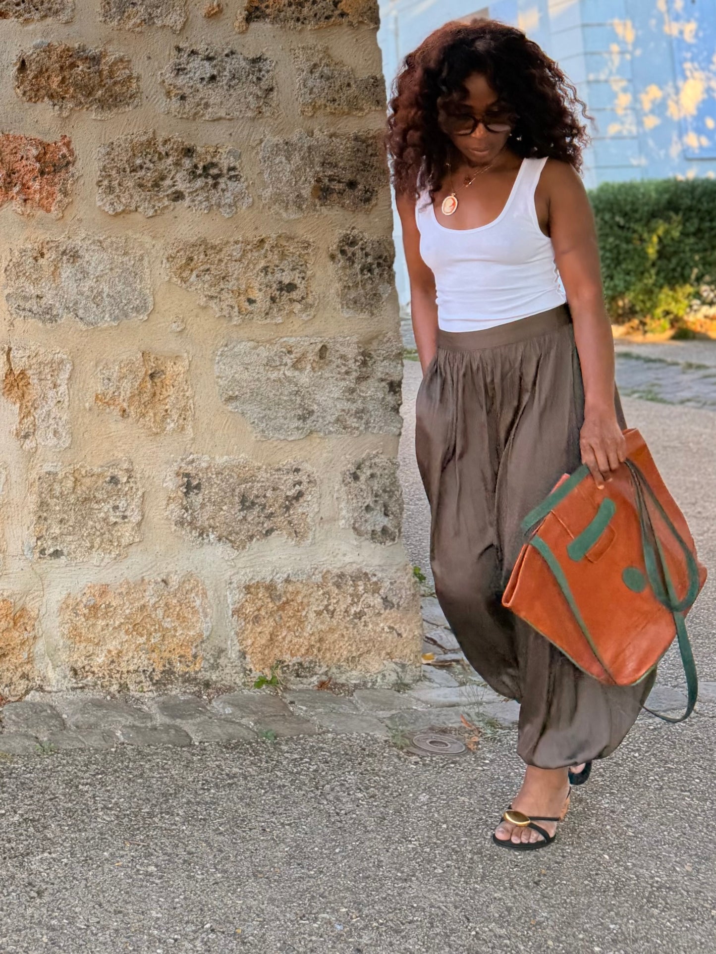 Grand sac cabas vintage Boss inter