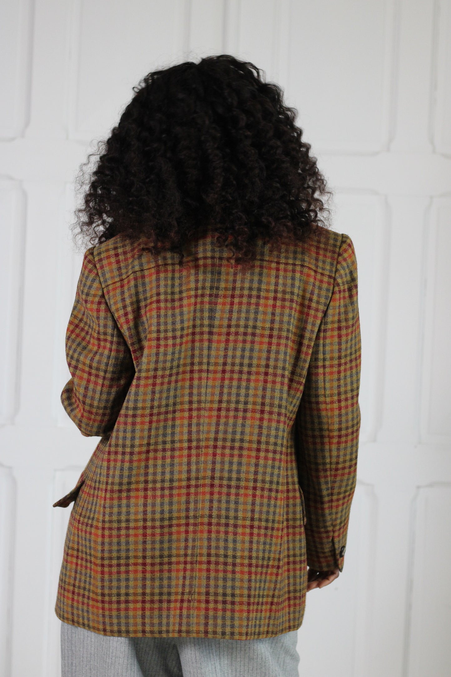Caroline Rohmer blazer à motifs en laine