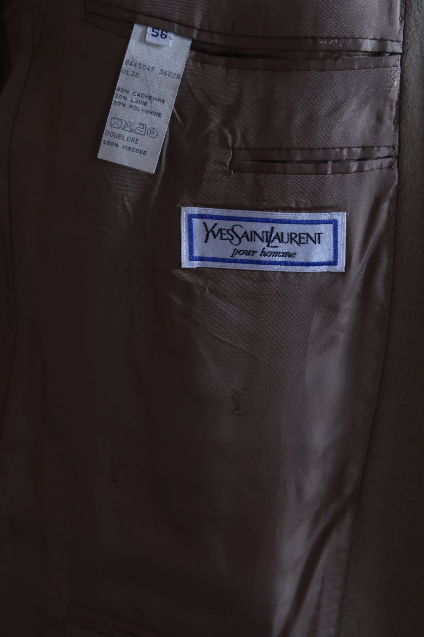 Yves Saint Laurent blazer cachemire