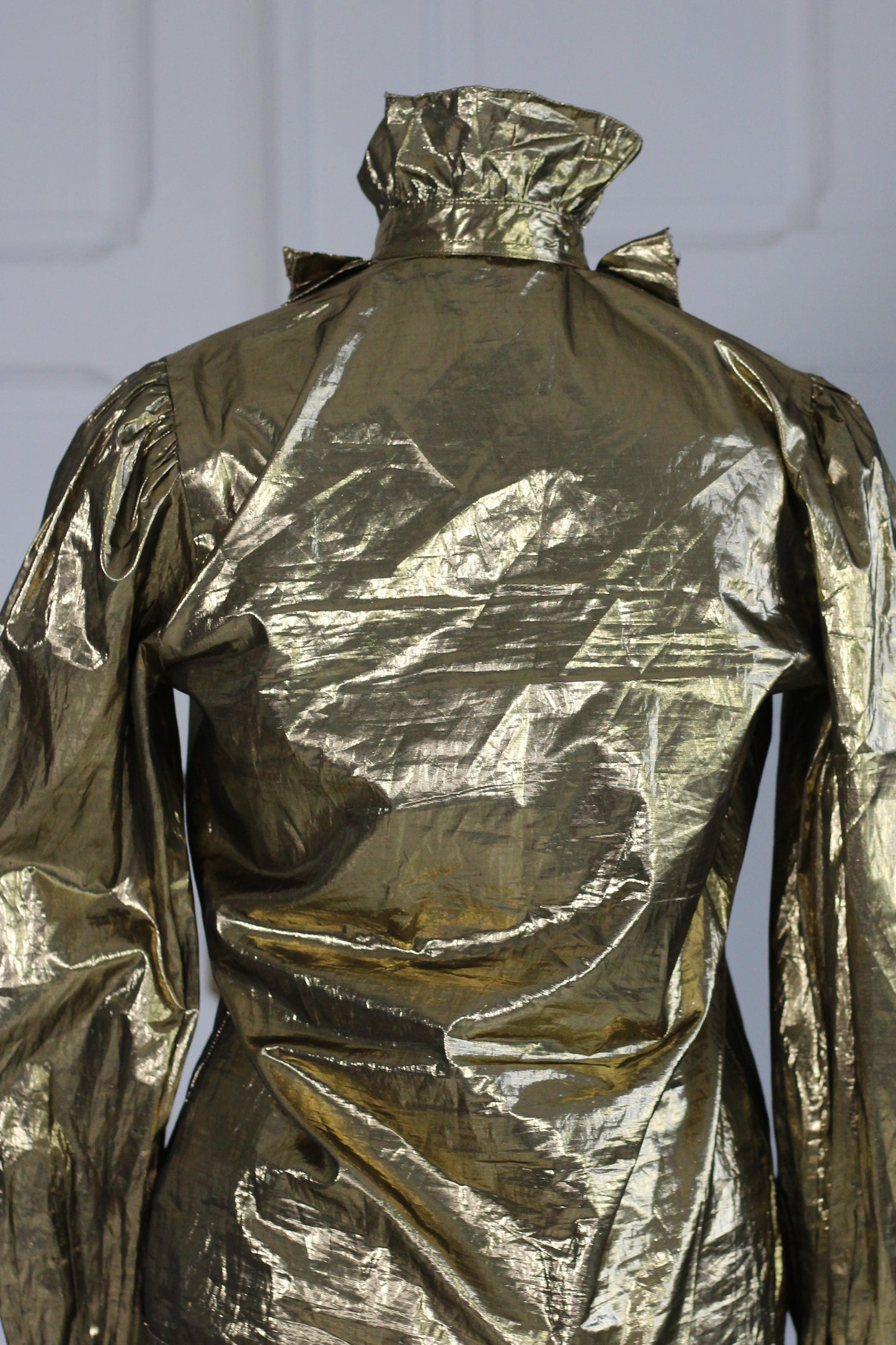 Caselli blouse lamée dorée