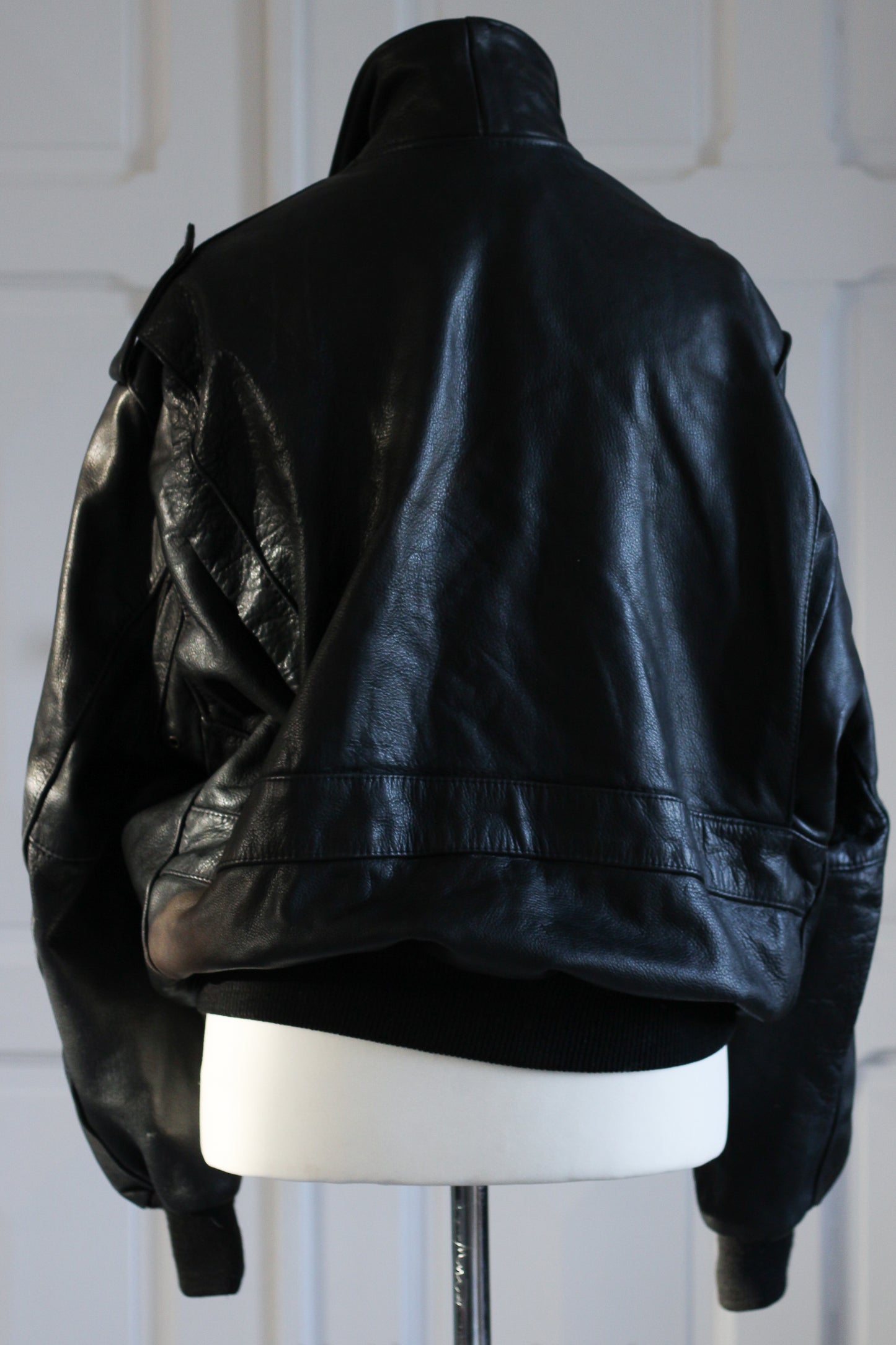 Blouson bombers cuir véritable