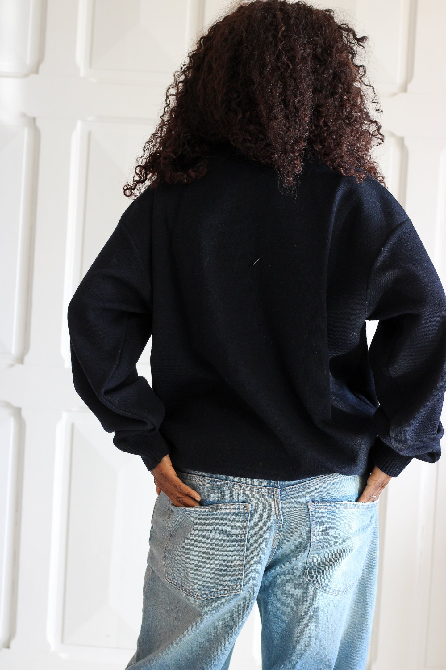 Pull vintage Grey Pearl