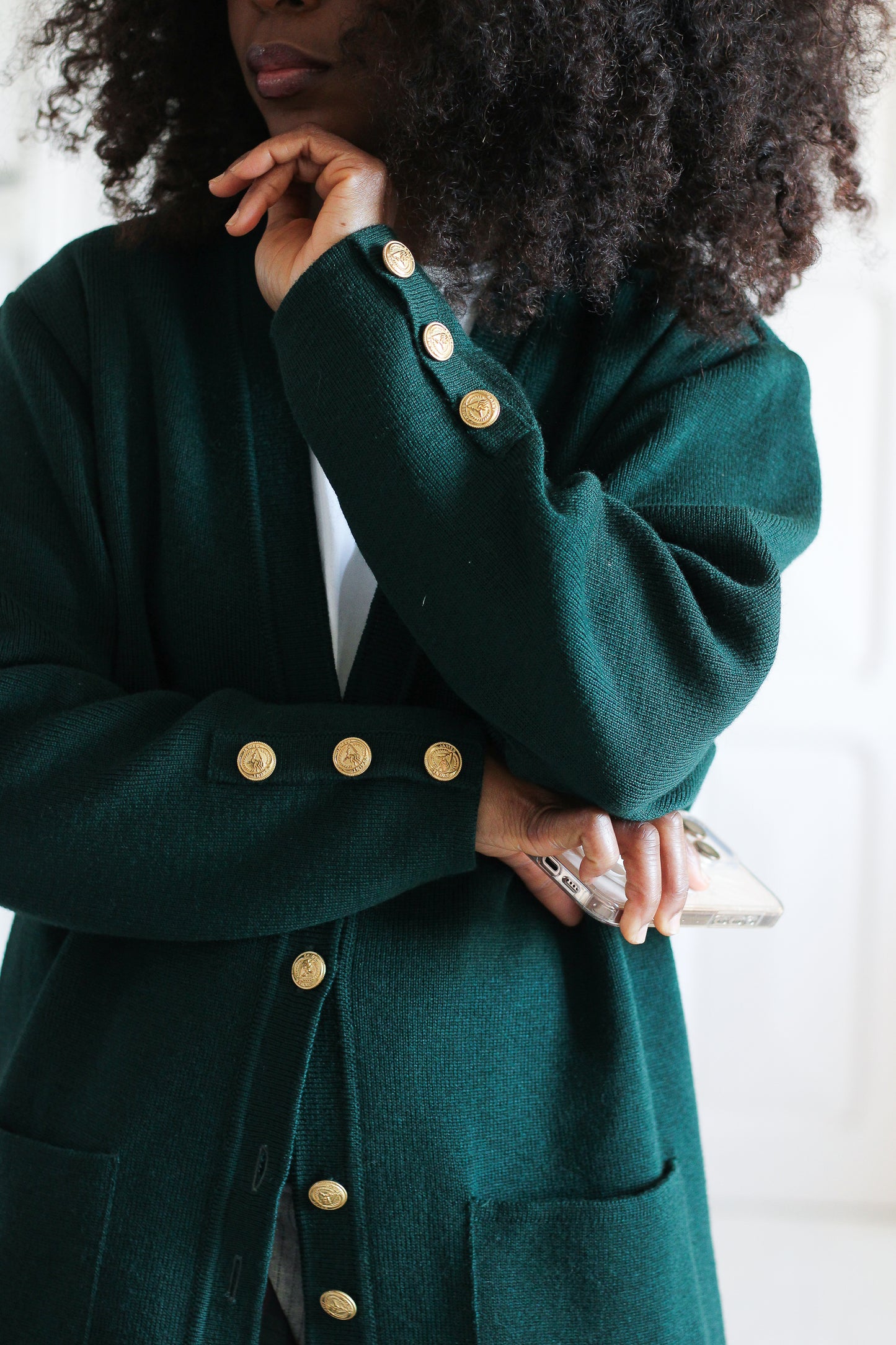 Saint-James cardigan en laine