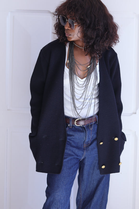 Saint James cardigan en laine