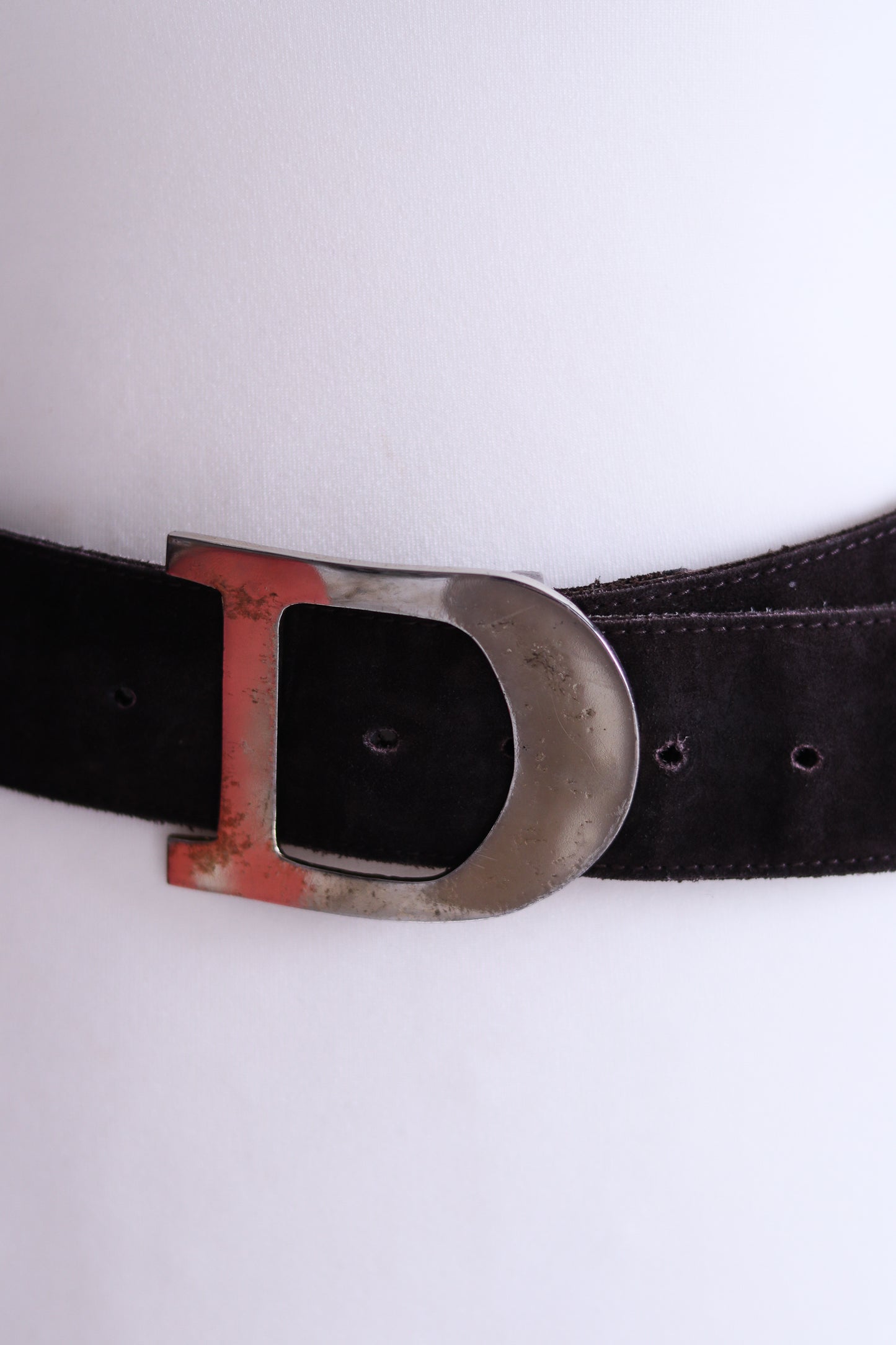 Dior ceinture cuir suede
