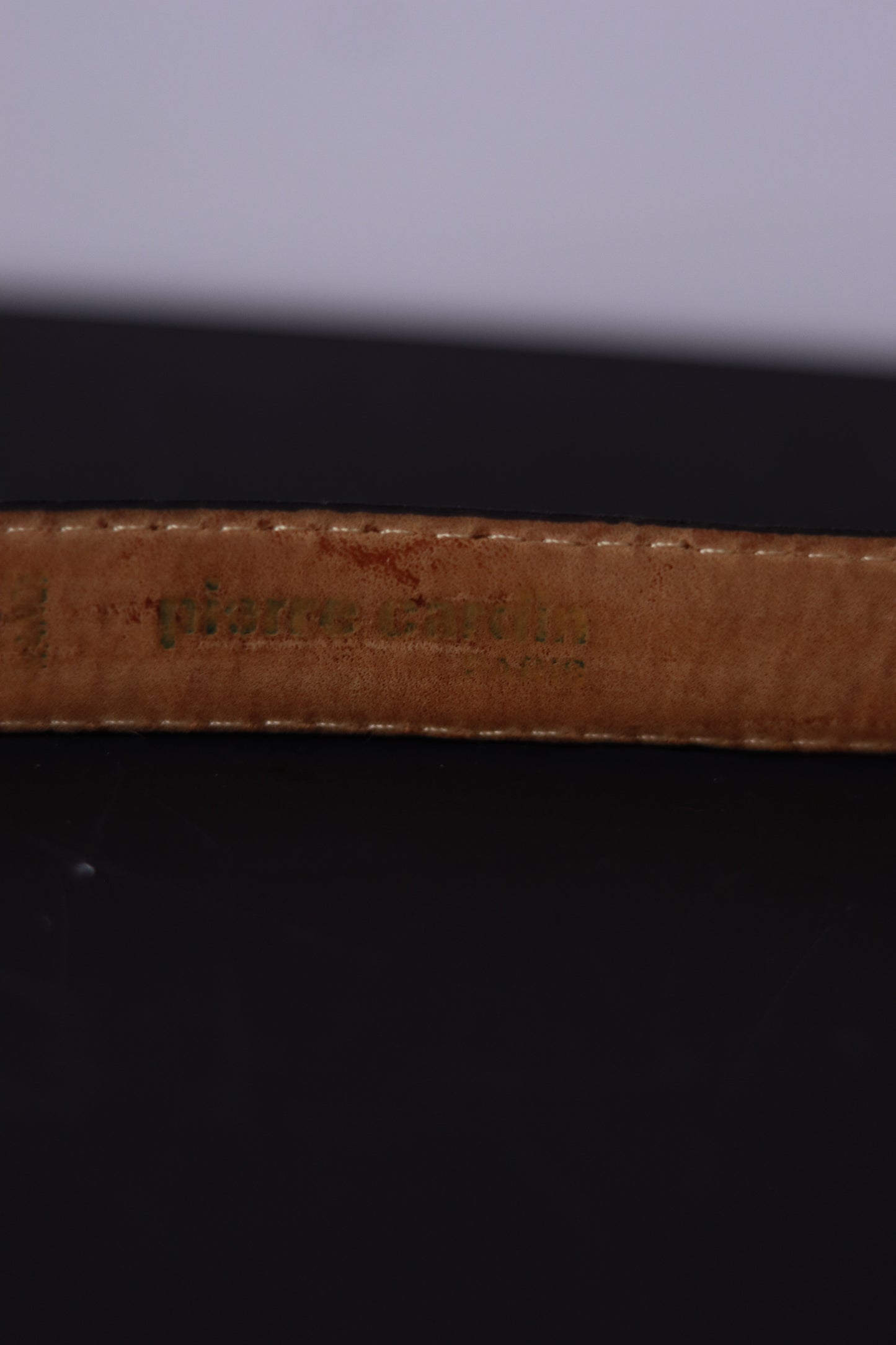 Ceinture en cuir Pierre Cardin